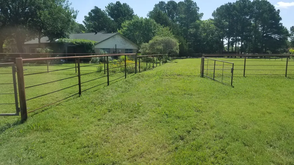Dirt work and site preparation on a Collin County property